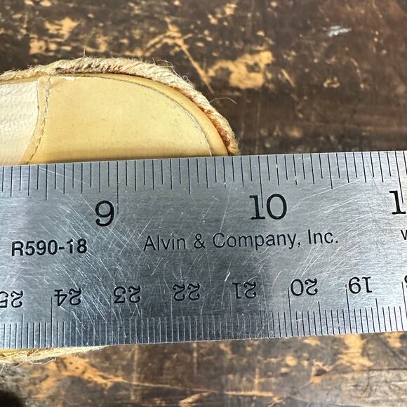 Jimmy Choo Beige Patent Leather Wedge Sandals US Size W10 - Picture 14 of 15